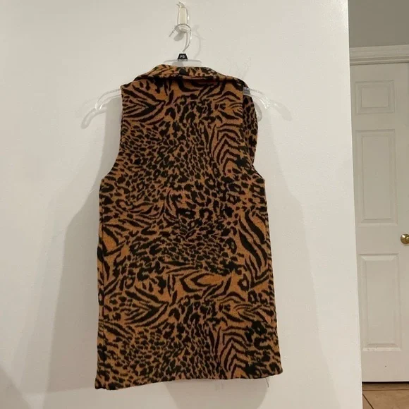 𝅺nwt MarleyLilly Animal Print Vest Size XXS/XS - Picture 2 of 7